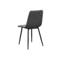 Friska Dining Chair - Grey (Faux Leather) - 4