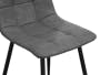 Friska Dining Chair - Grey (Faux Leather) - 5