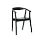 Titus Concrete Dining Table 1.6m with Titus Concrete Bench 1.4m and 2 Greta Chairs in Black - 8