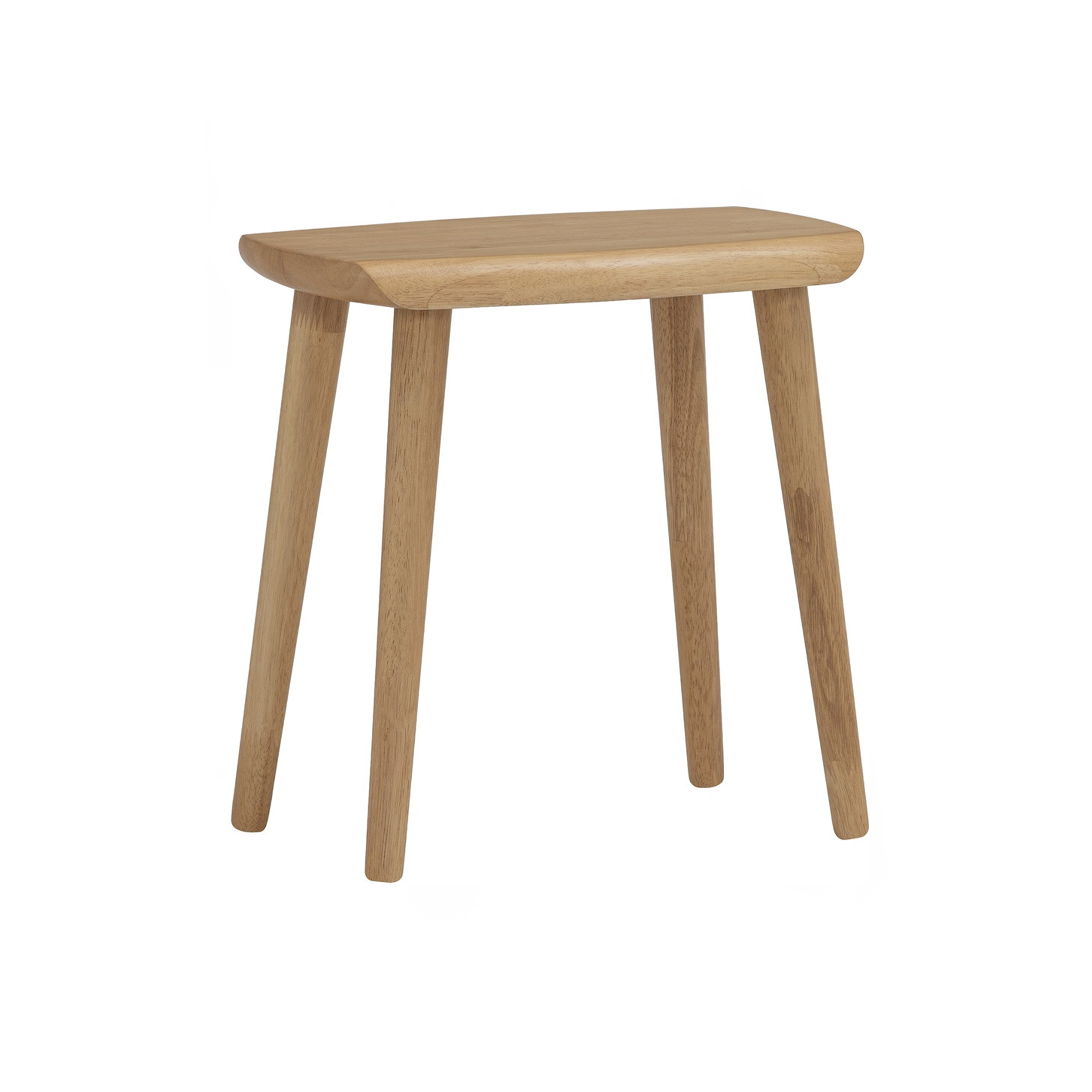 Auna Solid Wood Stool - Oak