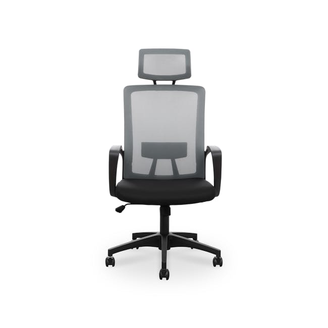 Warren High Back Office Chair - Grey - 0