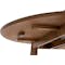 Werner Round Extendable Dining Table 1m-1.35m - Walnut - 16