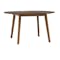 Werner Round Extendable Dining Table 1m-1.35m - Walnut - 1