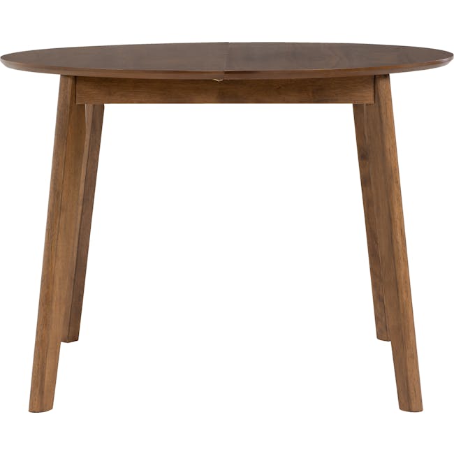 Werner Round Extendable Dining Table 1m-1.35m - Walnut - 3
