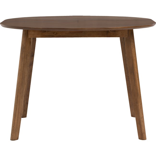 Werner Round Extendable Dining Table 1m-1.35m - Walnut - 4