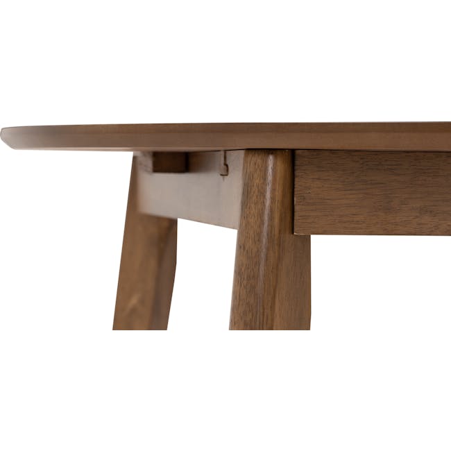 Werner Round Extendable Dining Table 1m-1.35m - Walnut - 10