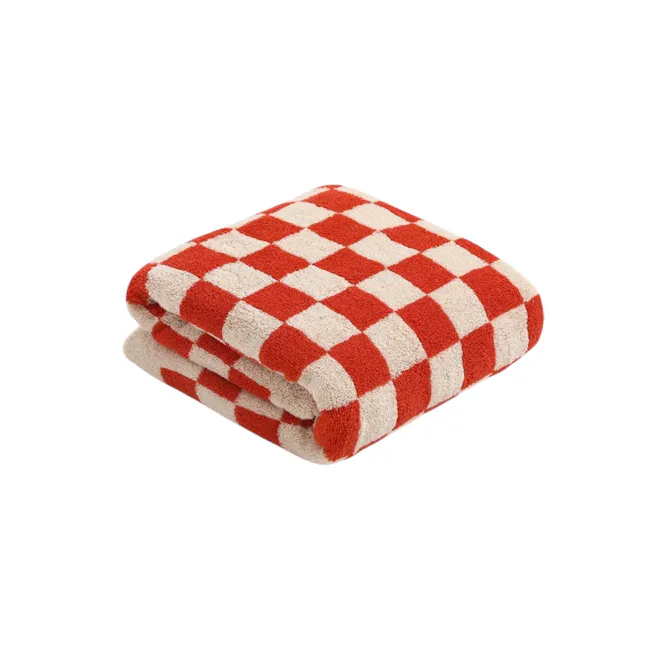 Checkered Bath Towel - Yellow - 5