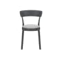 East Chair Cushioned Seat - Black - 1