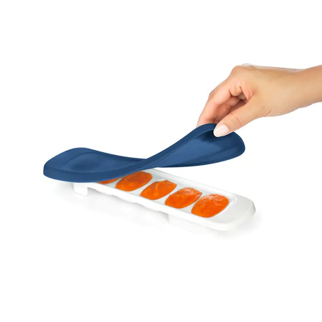 OXO Tot Baby Food Freezer Tray With Silicone Lid 1pc - Navy - 1