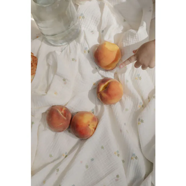 Soft Spot Soft Swaddle/Towel - Daisies - 5