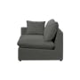 Russell 4 Seater Sectional Sofa - Dark Grey (Eco Clean Fabric) - 6
