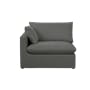 Russell Large Corner Sofa - Dark Grey (Eco Clean Fabric) - 12