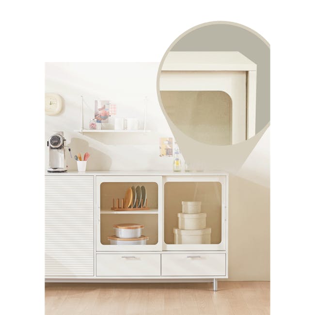 Winta Sideboard 1.6m - White - 8