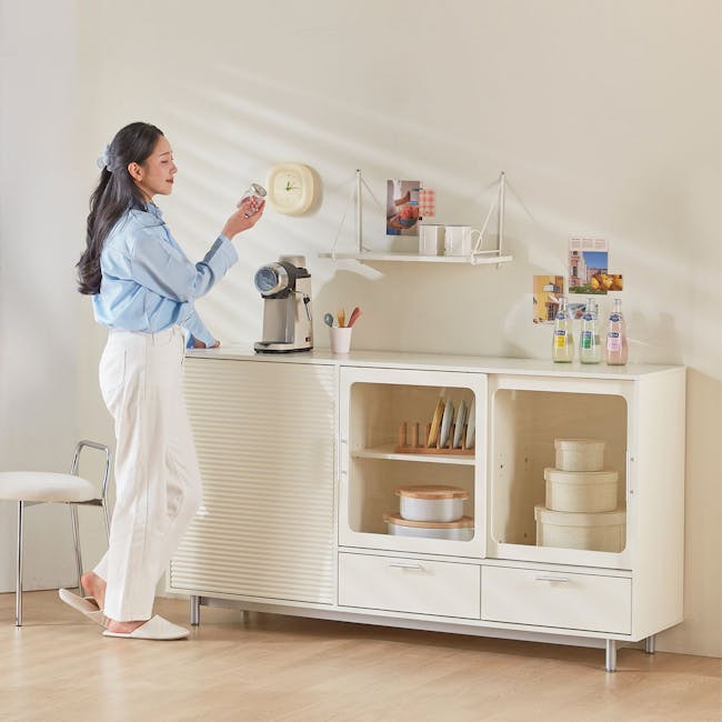 Winta Sideboard 1.6m - White - 6