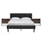 Hayden King Bed in Seal with 2 Carrie Bedside Tables