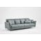 Emmanuel 4 Seater Sofa - Cool Grey (Adjustable Headrest) - 18