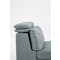 Emmanuel 4 Seater Sofa - Cool Grey (Adjustable Headrest) - 14
