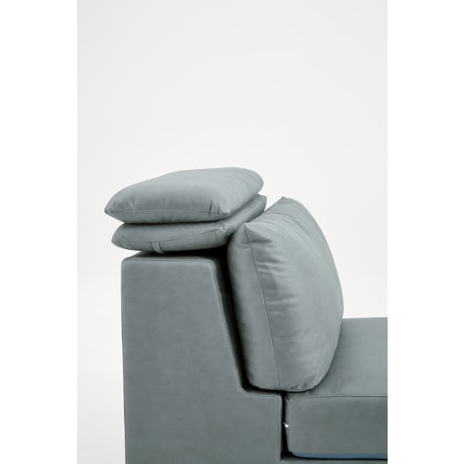 Emmanuel 4 Seater Sofa - Cool Grey (Adjustable Headrest) - 4