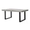 Titus Concrete Dining Table 1.8m (Steel Legs) - 0