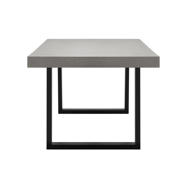 Titus Concrete Dining Table 1.8m (Steel Legs) - 2