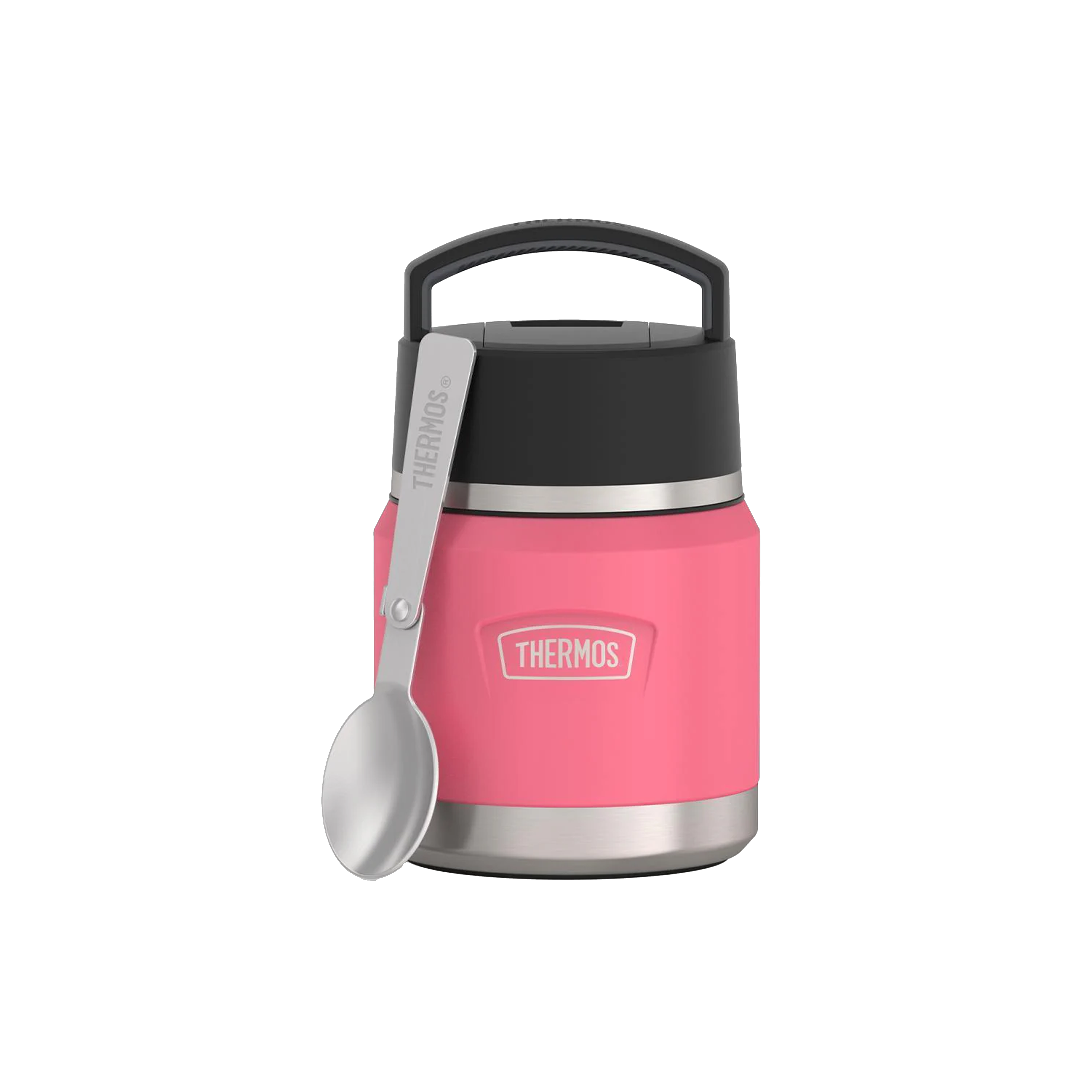 Thermos® ICON™ Kids Food Jar 12oz with Foldable Spoon (IS3102) - Hot Pink