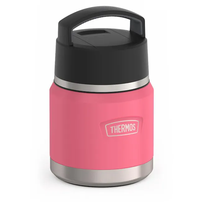 Thermos® ICON™ Kids Food Jar 12oz with Foldable Spoon (IS3102) - Hot Pink - 4