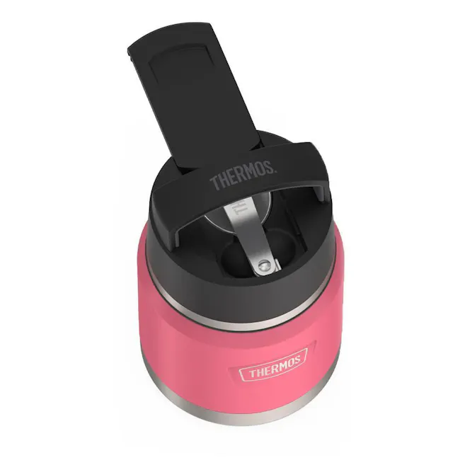 Thermos® ICON™ Kids Food Jar 12oz with Foldable Spoon (IS3102) - Hot Pink - 5