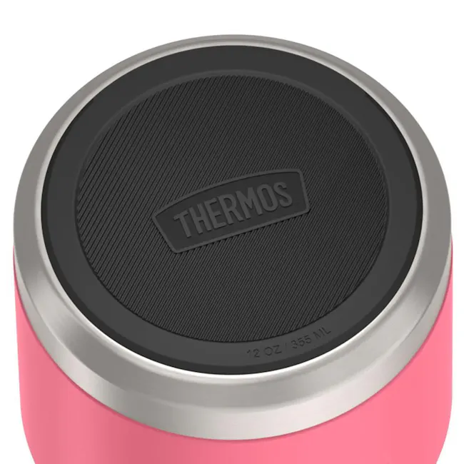Thermos® ICON™ Kids Food Jar 12oz with Foldable Spoon (IS3102) - Hot Pink - 6