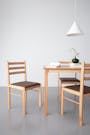 Wald Dining Table 1.1m with 4 Wald Chairs - Natural - 2