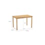 Wald Dining Table 1.1m with 4 Wald Chairs - Natural - 5
