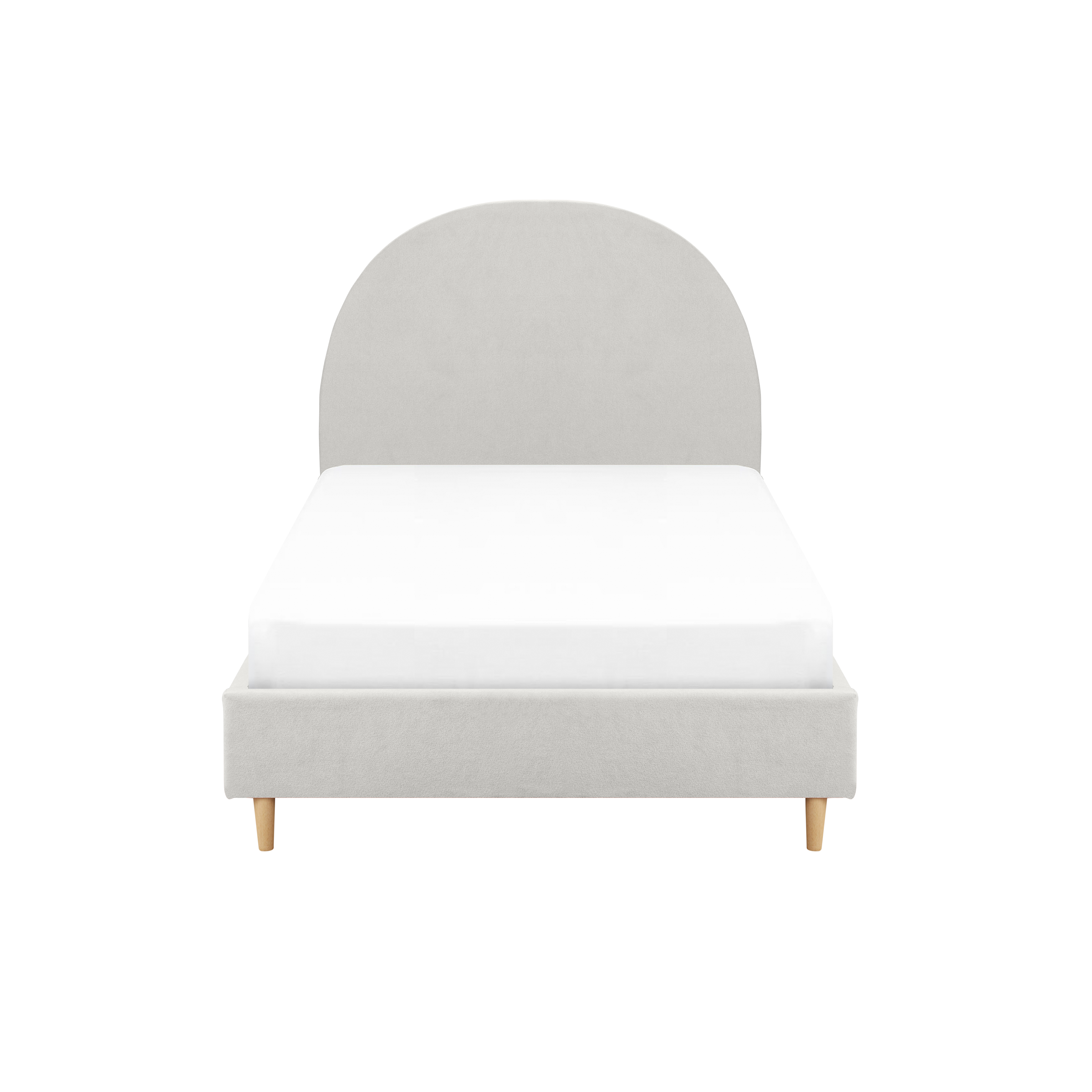 Aspen Single Bed - Ice Grey