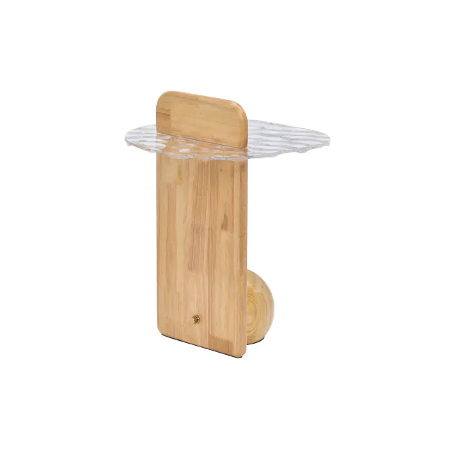 Attic Side Table - Oak - 12