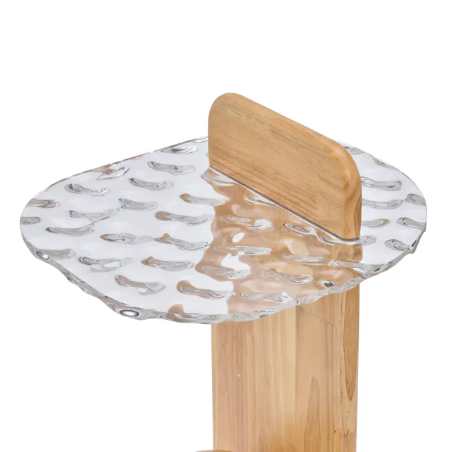 Attic Side Table - Oak - 10