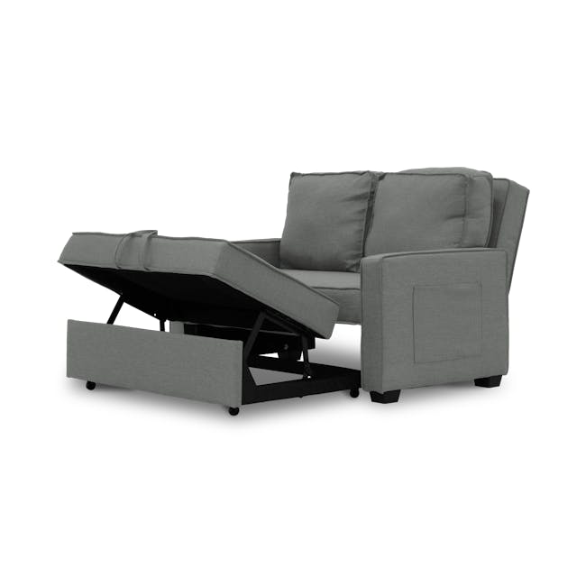 Arturo 2 Seater Sofa Bed - Pigeon Grey - 10