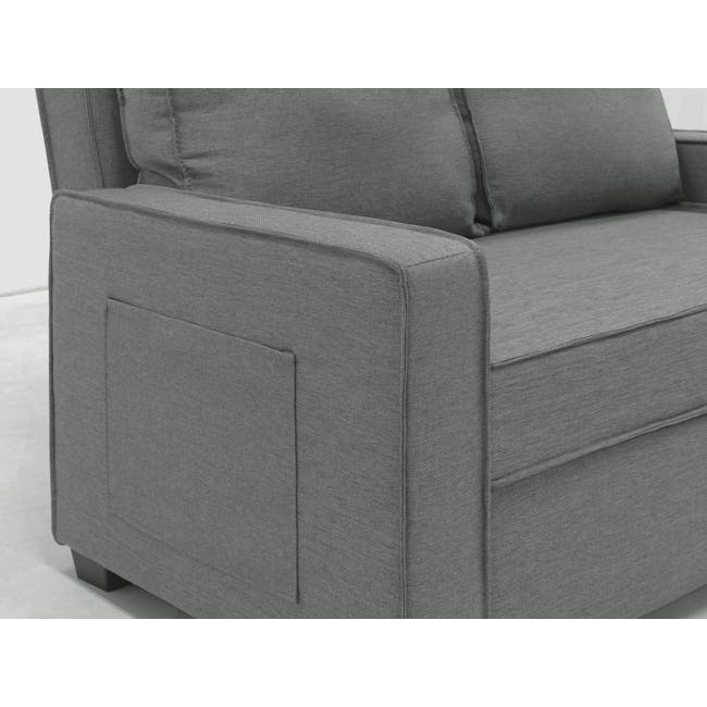 Arturo 2 Seater Sofa Bed - Pigeon Grey - 19