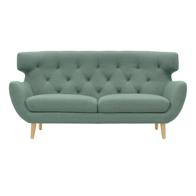 Agatha 3 Seater Sofa - Jade - 0