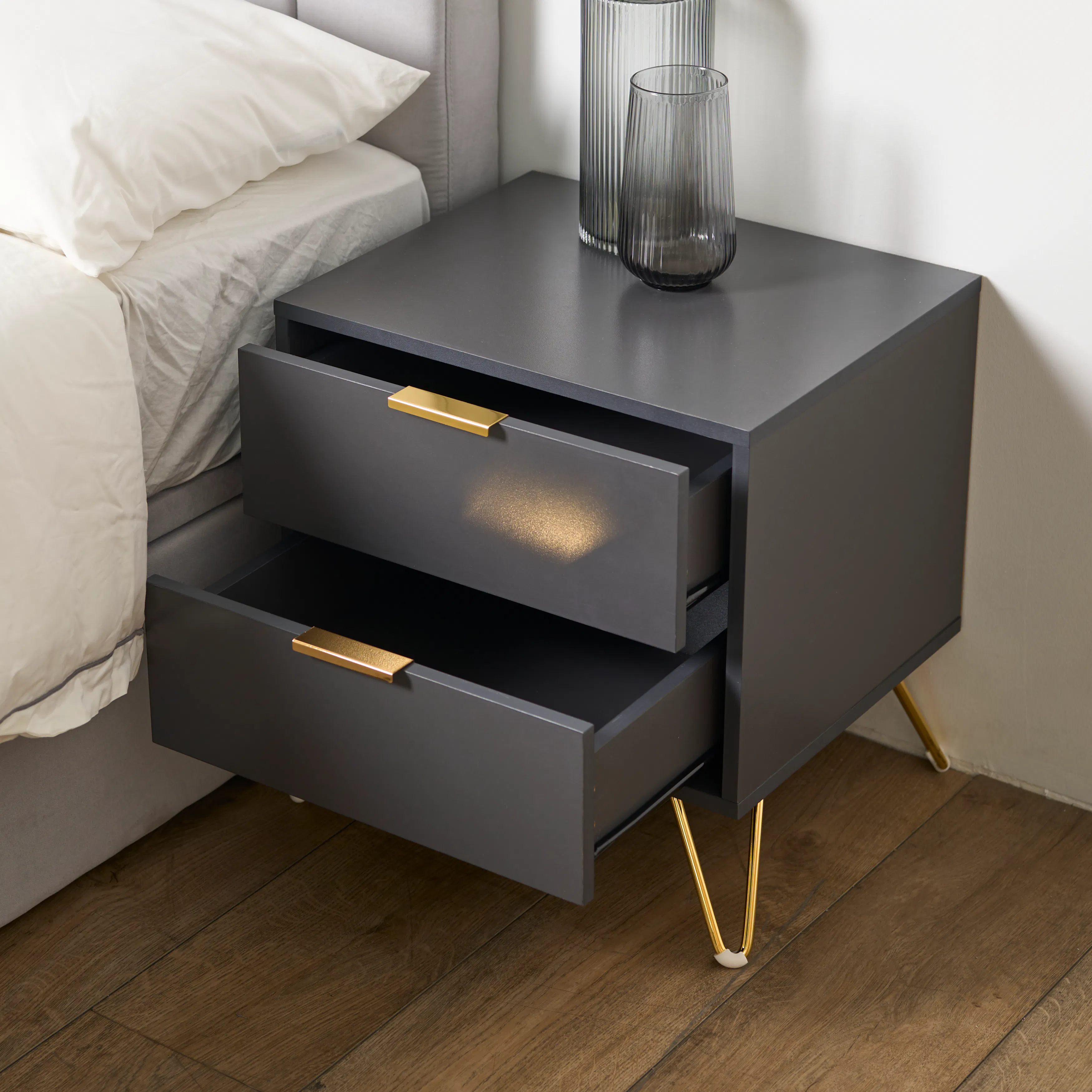 (As-is) Volos Bedside Table - 8 - 15