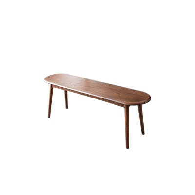 Felda Bench 1m - Walnut - Image 1