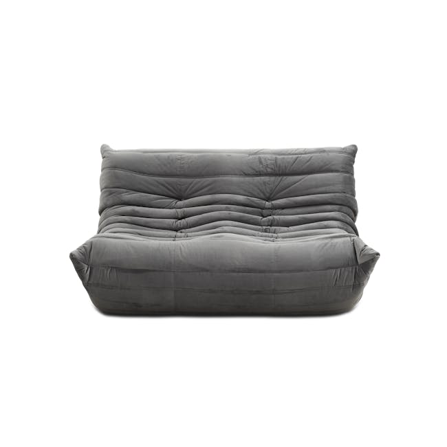 Hayward 2 Seater Low Sofa - Warm Grey (Velvet) - 0