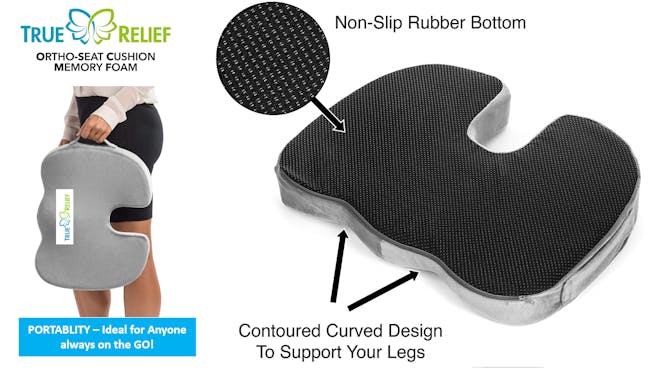 True Relief Back Care Combo Value Set -  Charcoal Grey - 5