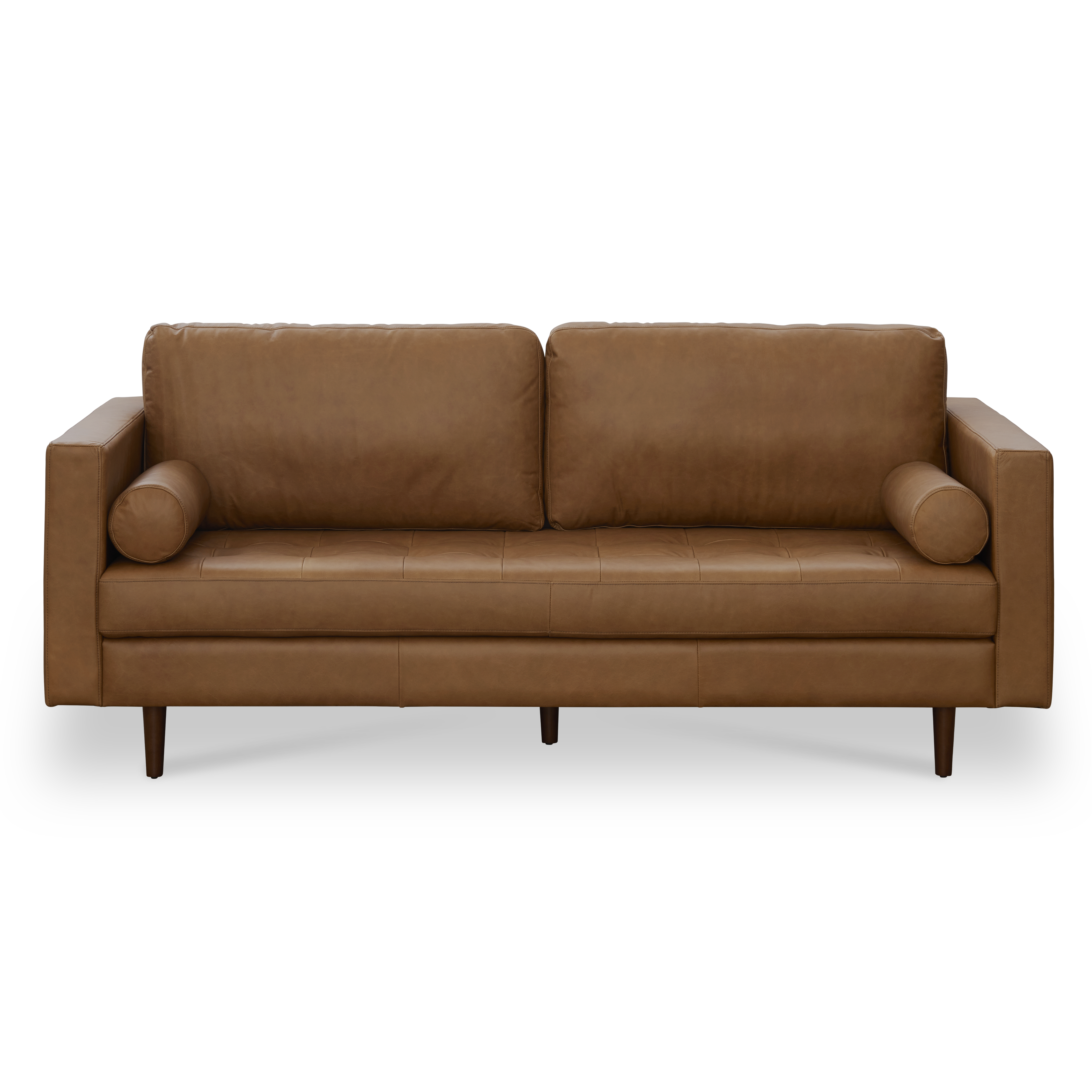 Nolan 3 Seater Sofa - Penny Brown (Premium Aniline Leather)