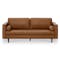 Nolan 3 Seater Sofa - Penny Brown (Premium Aniline Leather)