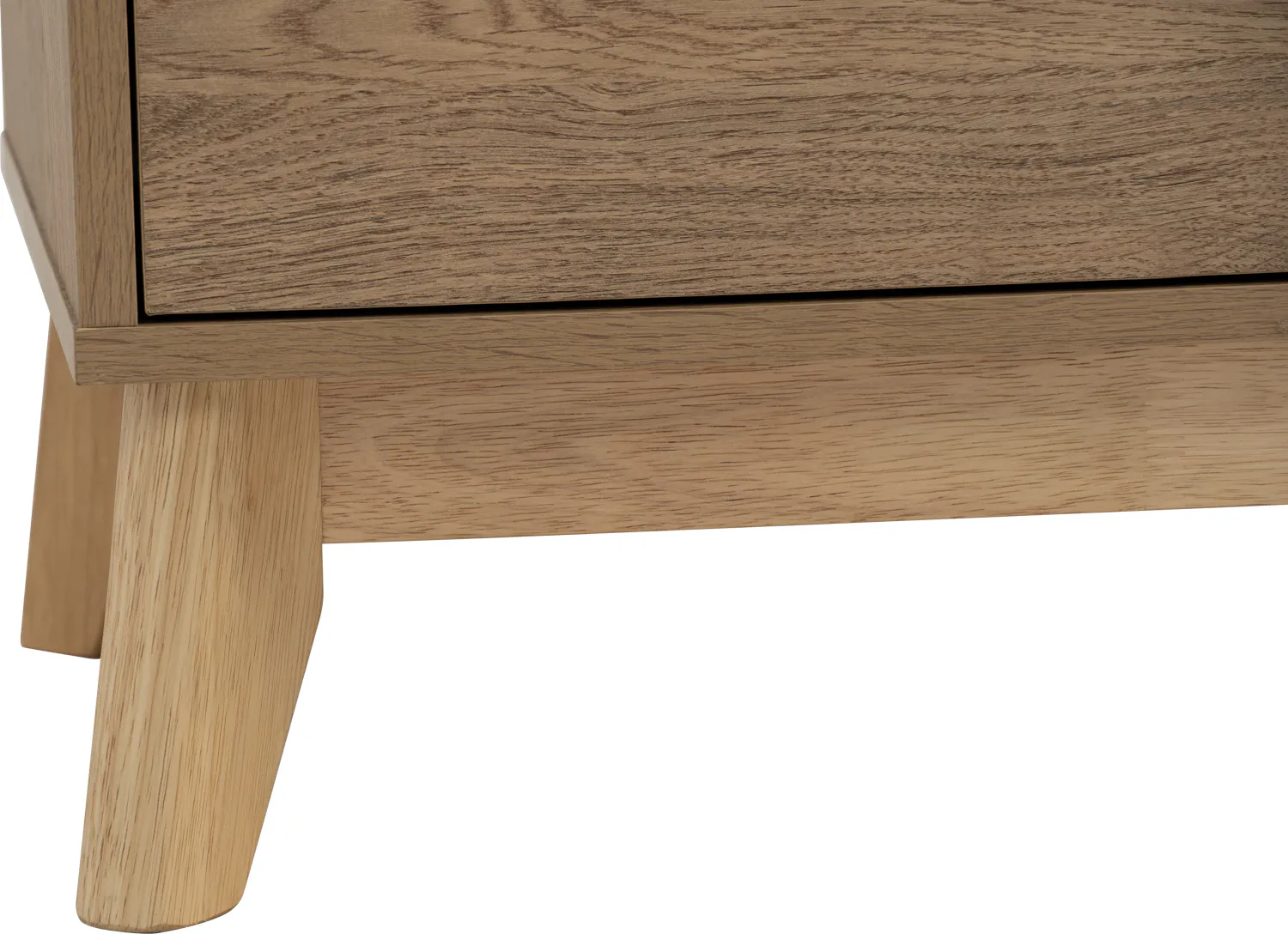 Herschel 5 Drawer Chest 0.9m - Natural - 12 - Wooden drawer, side table, wooden legs, natural wood, rustic design, wooden