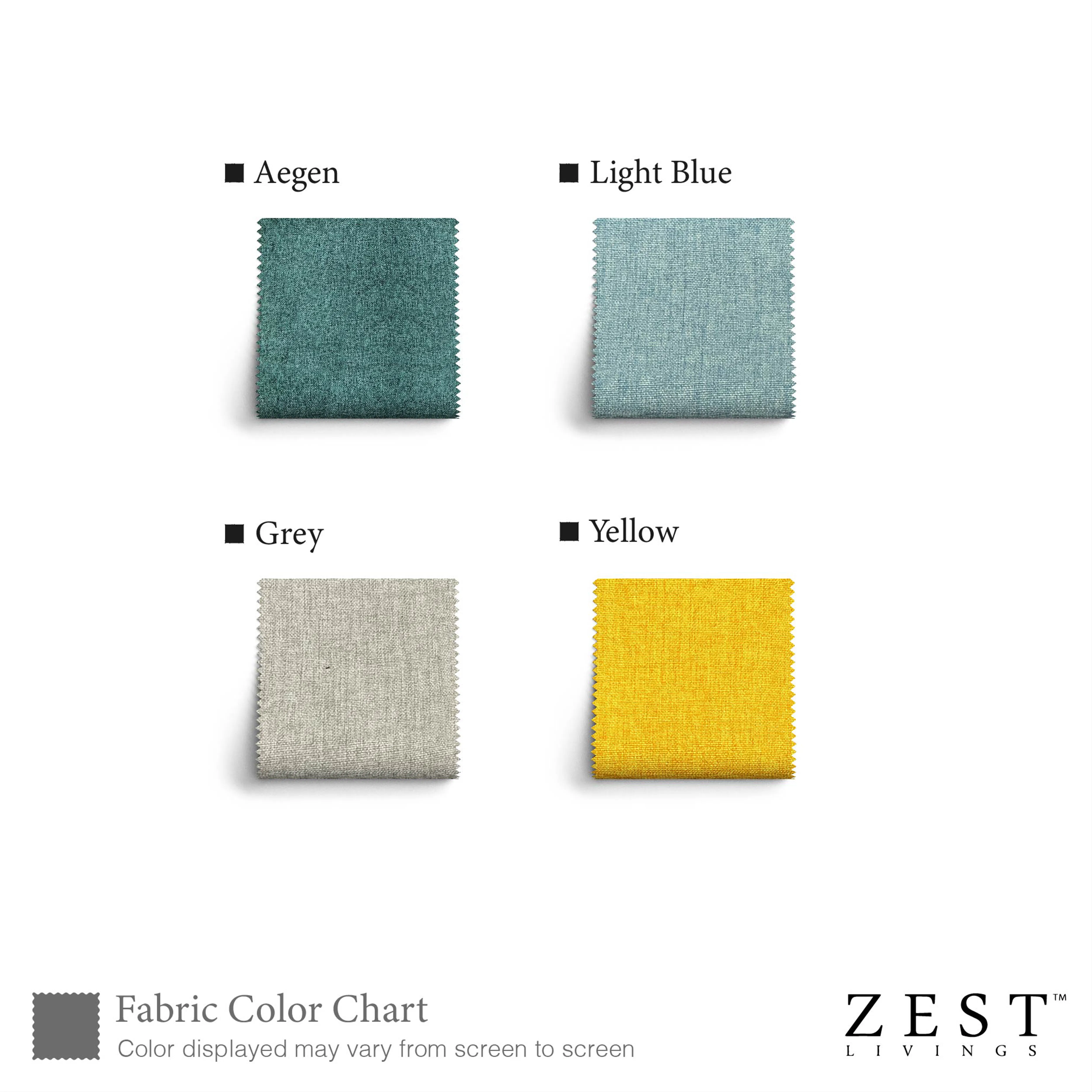 Eddy Bean Bag - Yellow - 11 - Fabric colors, color chart, textile options, fabric samples, color variations, textile design