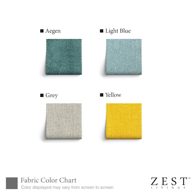 Eddy Bean Bag - Yellow - 11 - Fabric colors, color chart, textile options, fabric samples, color variations, textile design