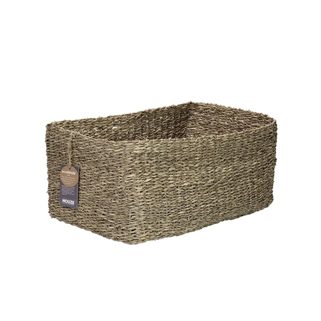 ecoHOUZE Seagrass Storage Basket (3 Sizes) - 0