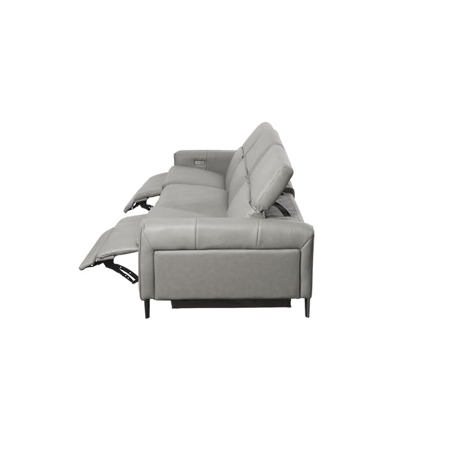 Clyde Armless Unit - Warm Grey (Top Grain Leather) - 6