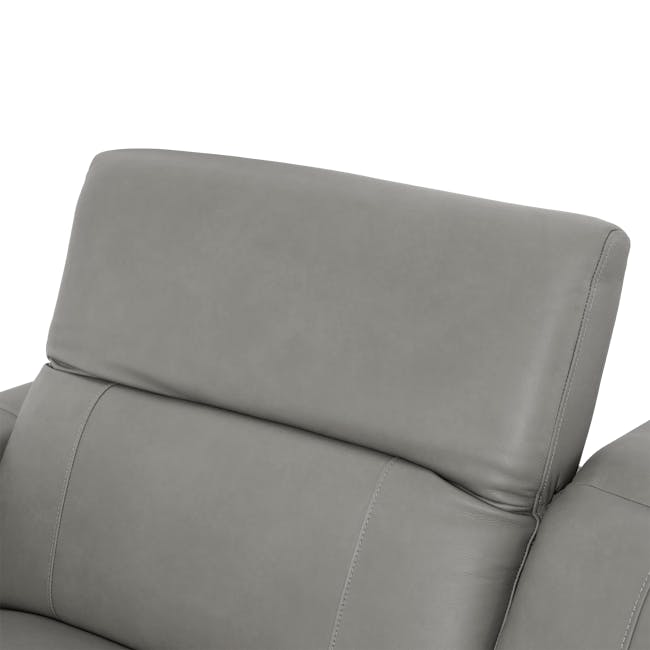 Clyde Armless Unit - Warm Grey (Top Grain Leather) - 2