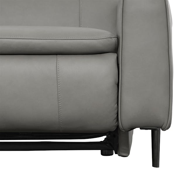 Clyde Armless Unit - Warm Grey (Top Grain Leather) - 25
