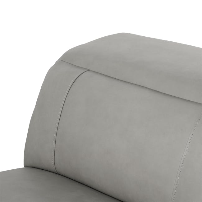 Clyde Armless Unit - Warm Grey (Top Grain Leather) - 12